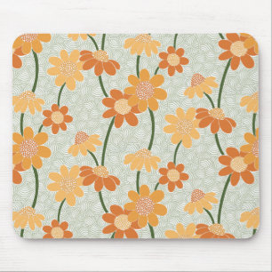 Mousepad Flores retrorreflectoras bonito mudas na década de