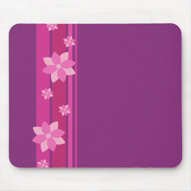 Mousepad Flores Rosa (Frente)