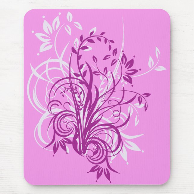Mousepad Flores Rosa (Frente)