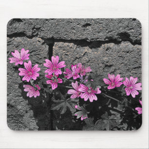 Mousepad Flores roxas