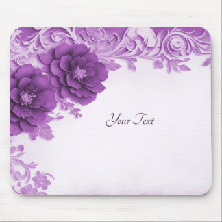 Mousepad Flores Roxas Floreadas