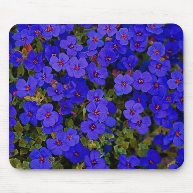 Mousepad Flores roxas pequenas (Frente)