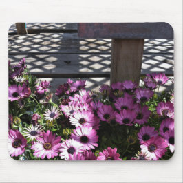 Mousepad Flores Roxas Rosa