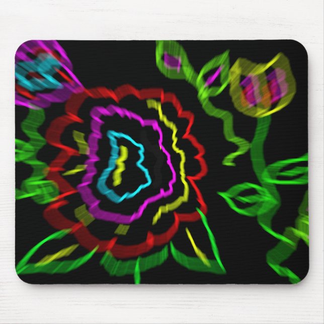 Mousepad Flores selvagens (Frente)
