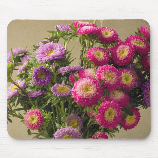 Mousepad Flores Selvagens em uma Placa de Mouse Vase (Frente)
