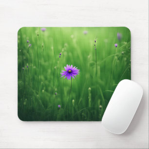 Mousepad Flores Selvagens Roxas No Campo