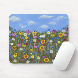 Mousepad Flores silvestres com Margaridas