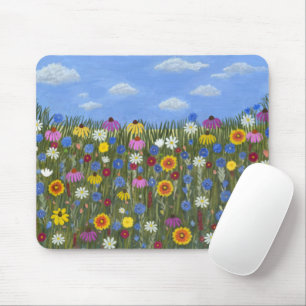 Mousepad Flores silvestres com Margaridas