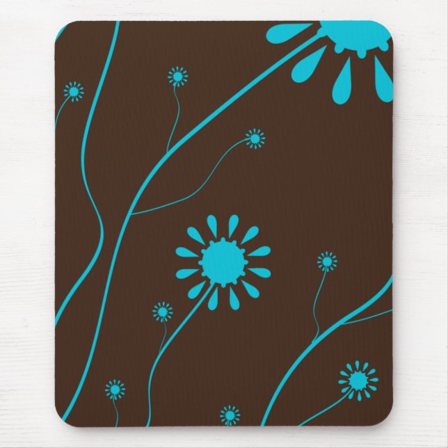 Mousepad Flores - tapete do rato (Frente)