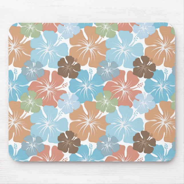 Mousepad Flores Tropicais de Hibiscus no Havaí (Frente)