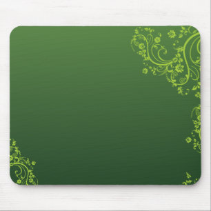 Mousepad Flores verdes