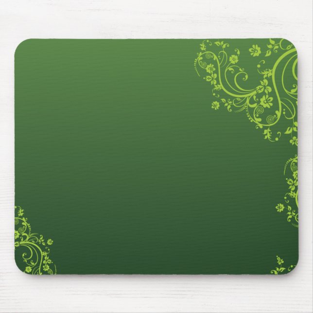 Mousepad Flores Verdes (Frente)