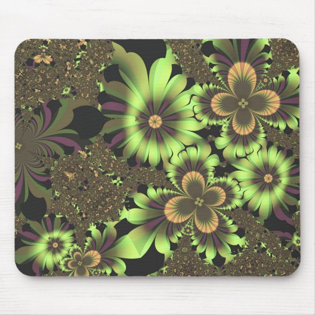 Mousepad Flores Verdes (Frente)