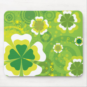 Mousepad Flores verdes Funky