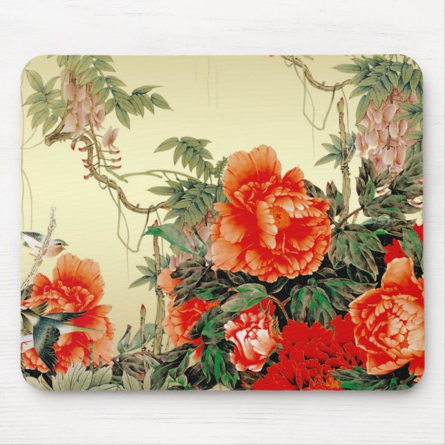 Mousepad Flores vermelhas (Frente)