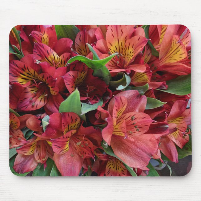 Mousepad Flores vermelhas (Frente)