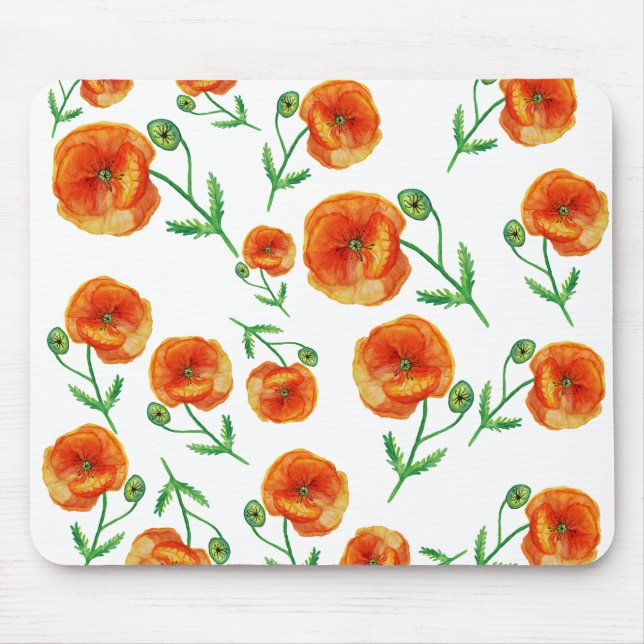 Mousepad Flores Vermelhas Aquecedoras (Frente)