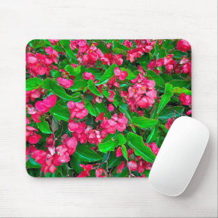 Mousepad Flores Vermelhas Blooming