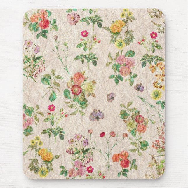 Mousepad Flores Vintage (Frente)