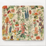 Mousepad Flores Vintage<br><div class="desc">Visite minha loja para obter um design mais interessante e mais opções de cores => zazzle.com/colorfulworld*</div>