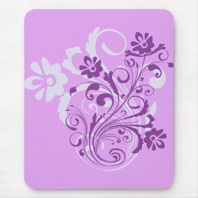 Mousepad Flores Violetas (Frente)