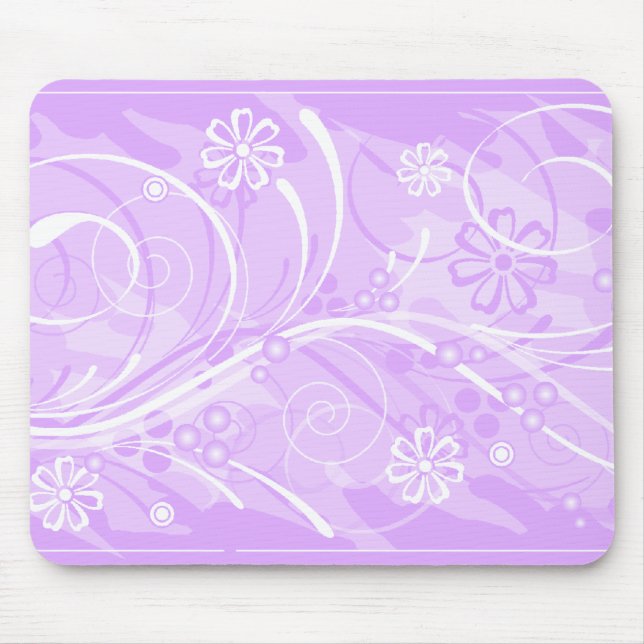 Mousepad flores violetas (Frente)