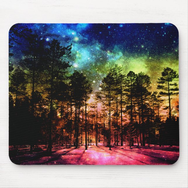 Mousepad Floresta Arco-íris (Frente)