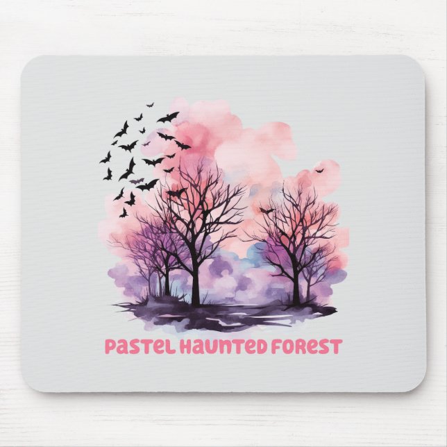 Mousepad Floresta assombrada por Pastel (Frente)