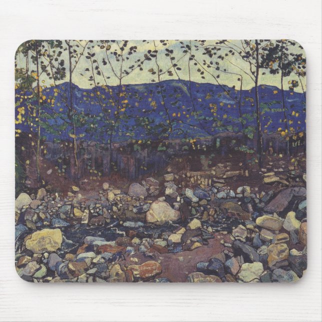 Mousepad Floresta Brook em Leissigen, Suiça (Paisagem) (Frente)