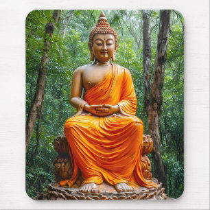 Mousepad Floresta da Calma: O Santuário do Buda