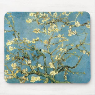 Mousepad Floresta de Amêndoa Brilhante por Van Gogh