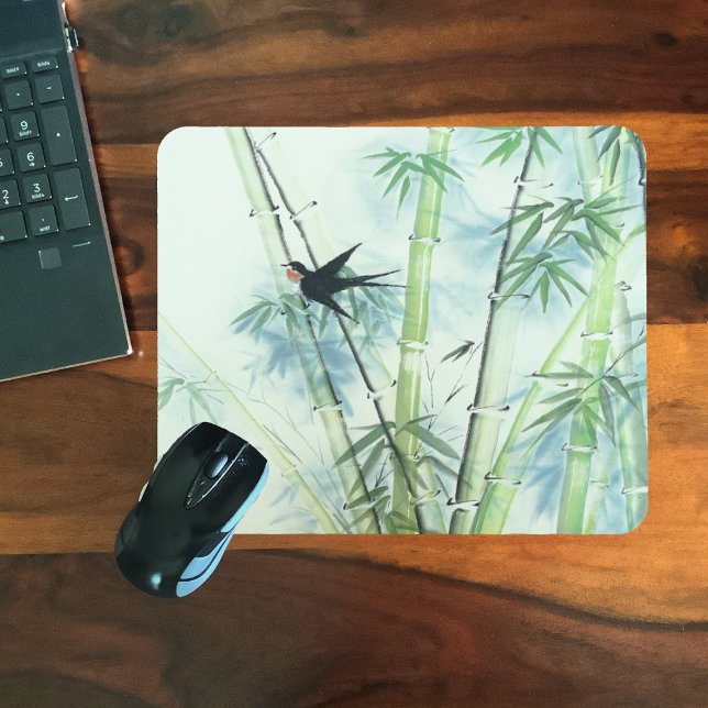Mousepad Floresta de Bambu - verde (Criador carregado)