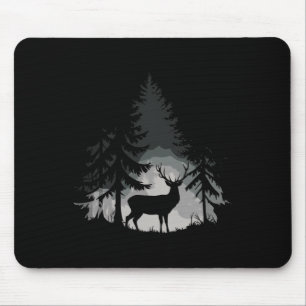 Mousepad Floresta de Cervos Selvagens Vida Selvagem Naturez