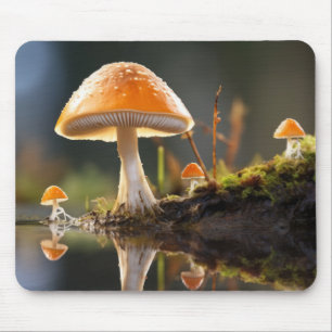 Mousepad Floresta de cogumelo Serene Tranquil