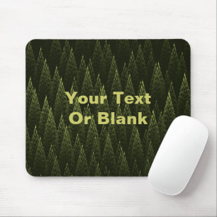 Mousepad Floresta de Coníferas Fractal