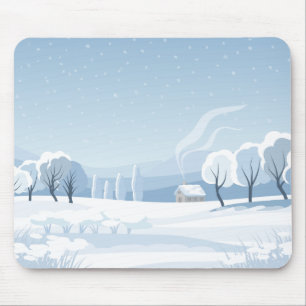 Mousepad Floresta de Neve