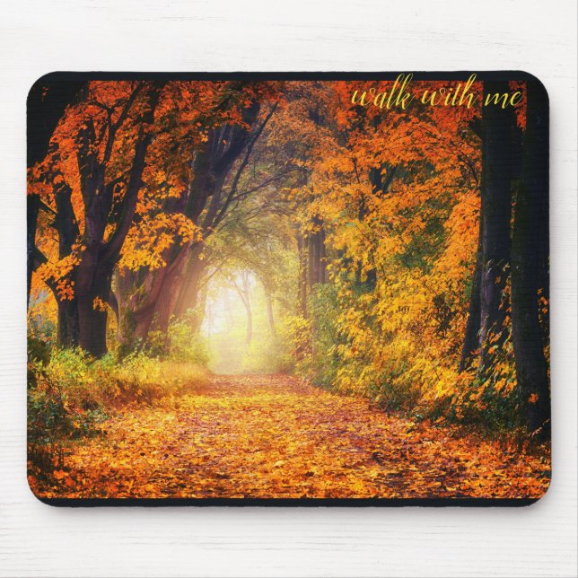 Mousepad Floresta de outono (Frente)