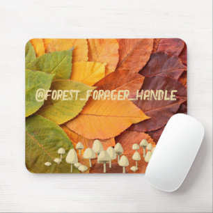 Mousepad Floresta de outono de Cogumelo PERSONALIZADO sai d
