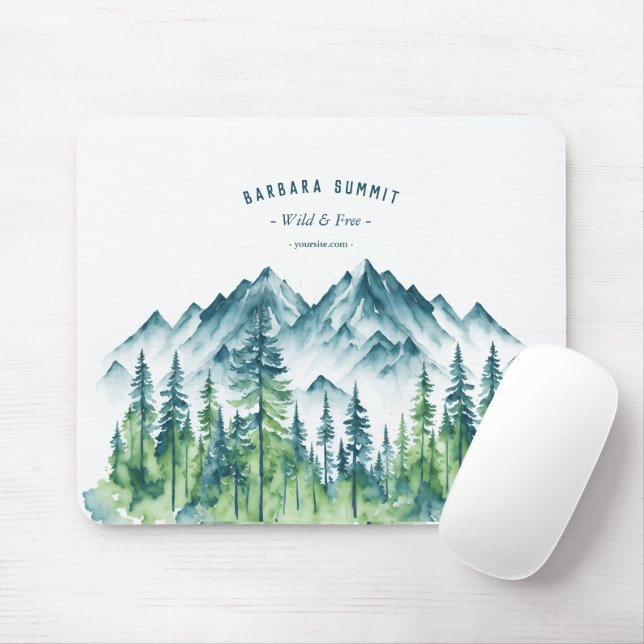 Mousepad Floresta de Viagem de Aventura Exterior (Com mouse)