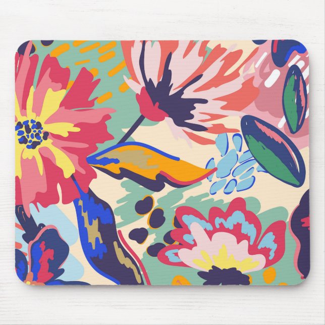 Mousepad Floresta e rosas (Frente)