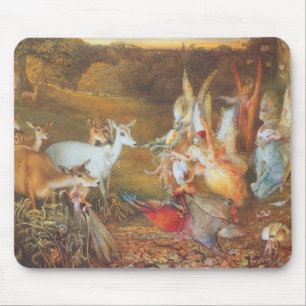 Mousepad Floresta Encantada pelo artista John Anster Fitzge