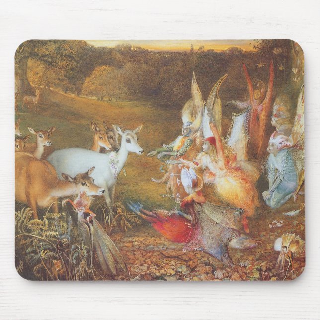 Mousepad Floresta Encantada pelo artista John Anster Fitzge (Frente)