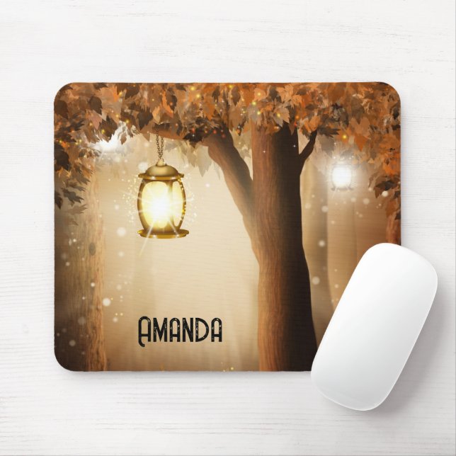 Mousepad Floresta Mágica com Luzes Fadas (Com mouse)