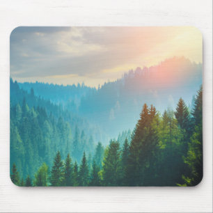 Mousepad Floresta nas dolomites, Italia do pinho