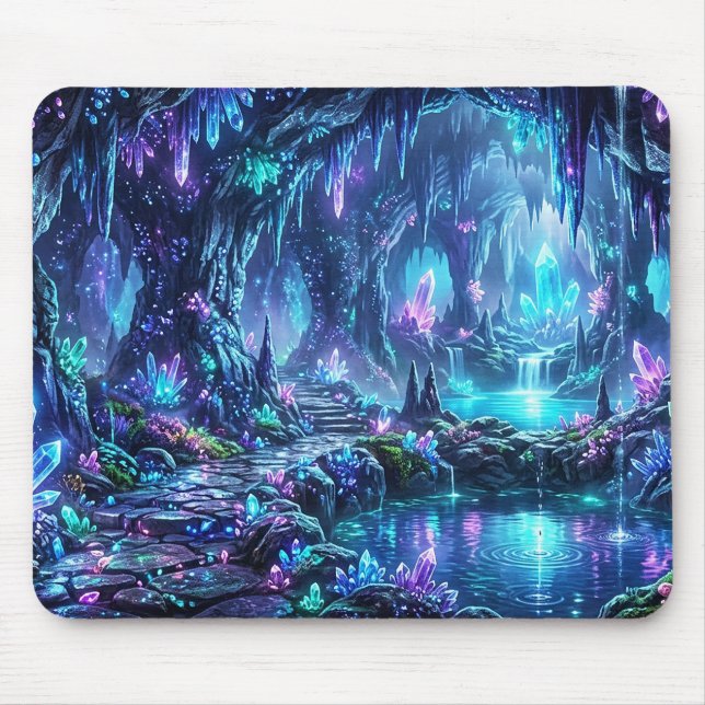 Mousepad Floresta Radiante com Lago (Frente)