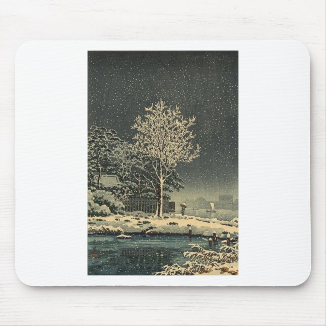 Mousepad Floresta Tokyo de Sumidagawa do 土屋光逸 de Tsuchiya (Frente)