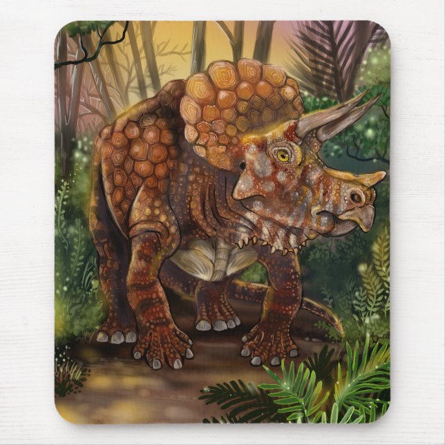 Mousepad Floresta Triceratops (Frente)