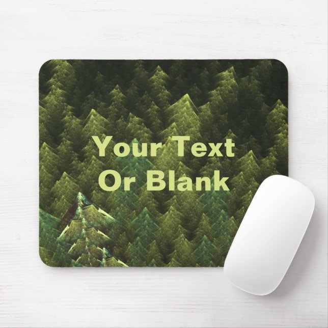 Mousepad Floresta Verde (Com mouse)