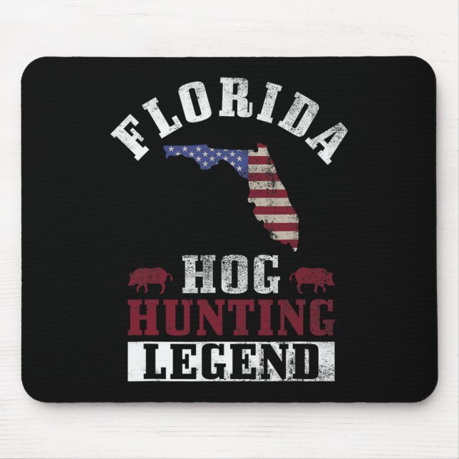 Mousepad Flórida De Caça De Cachorros Para Caça De Barcos (Frente)
