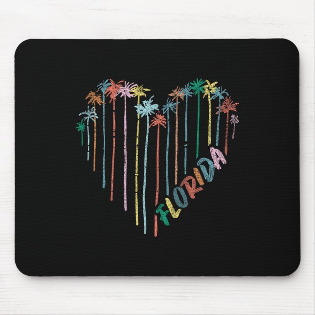 Mousepad Flórida Fl Citrus State Summer Miami Vibes Beach V (Frente)